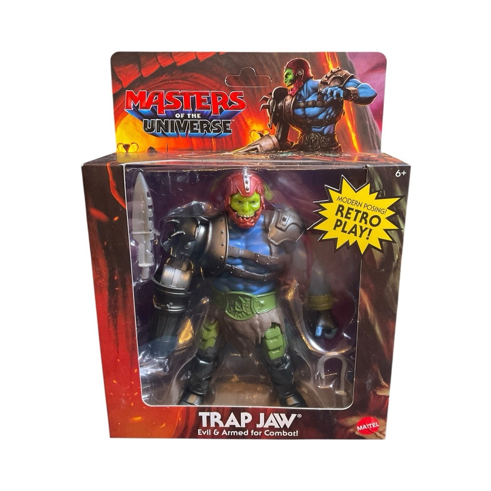 Masters of the Universe Movie Origins Deluxe Trap Jaw Action Figure Unpunched